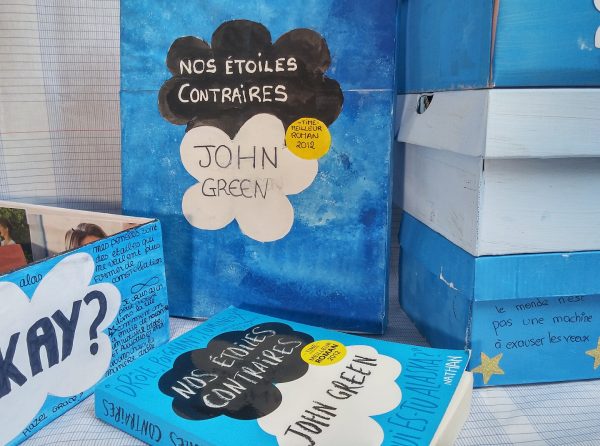 the fault in our stars-DIY-book box-fiche-lecture que mettre dans une boîte à lecture