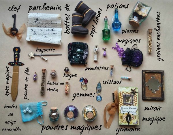 Diy, objets magiques, conte de fée, écriture, merveilleux, fée, sorcière, rédaction, grimoire magique, diy,