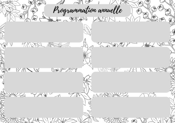 programmation annuelle printable document prof gratuit à télécharger professeur enseignant kit de rentrée la bande à baudelaire