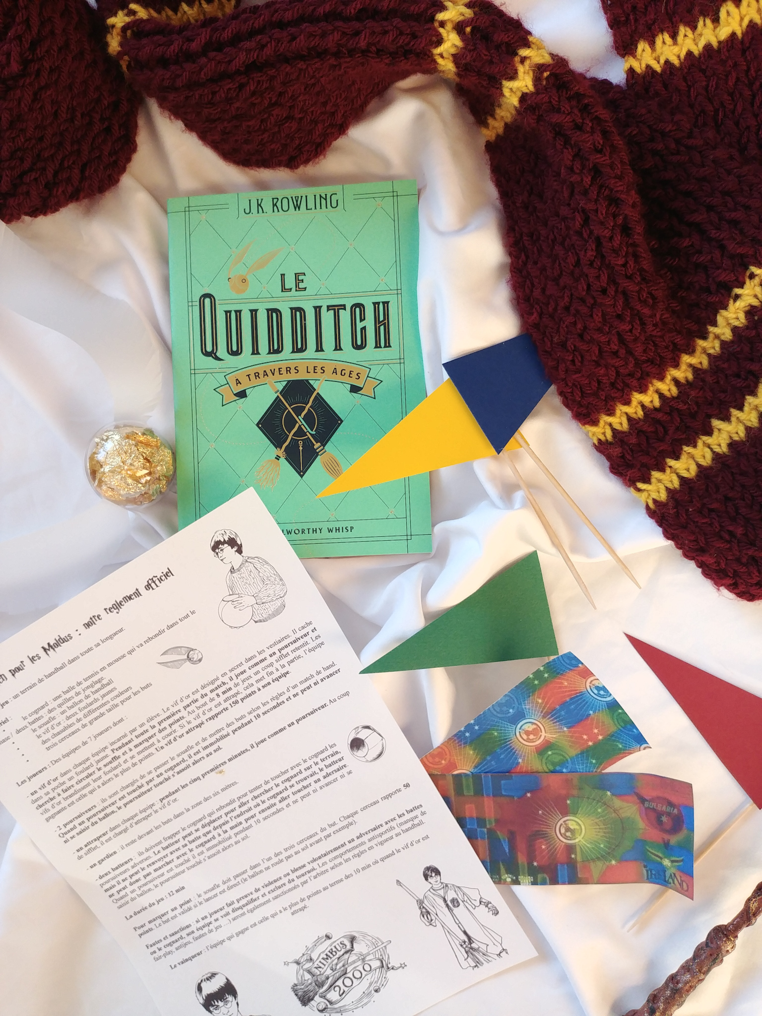 quidditch à travers les âges règles du jeu rules règlement jouer en vrai harry potter
