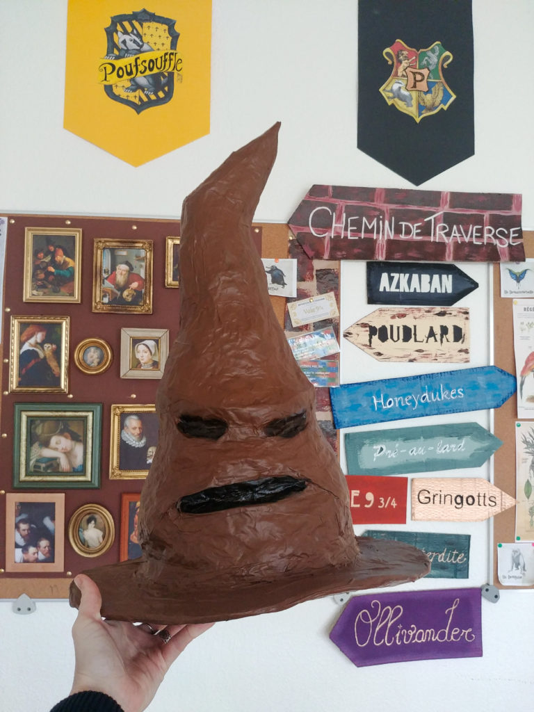 tuto choixpeau magique, sorting hat, diy