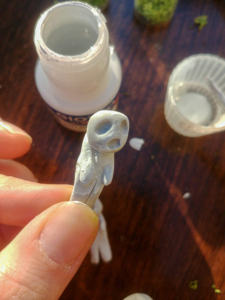 fabriquer un kodama japonais tuto princesse mononoké la bande à Baudelaire do it yourself