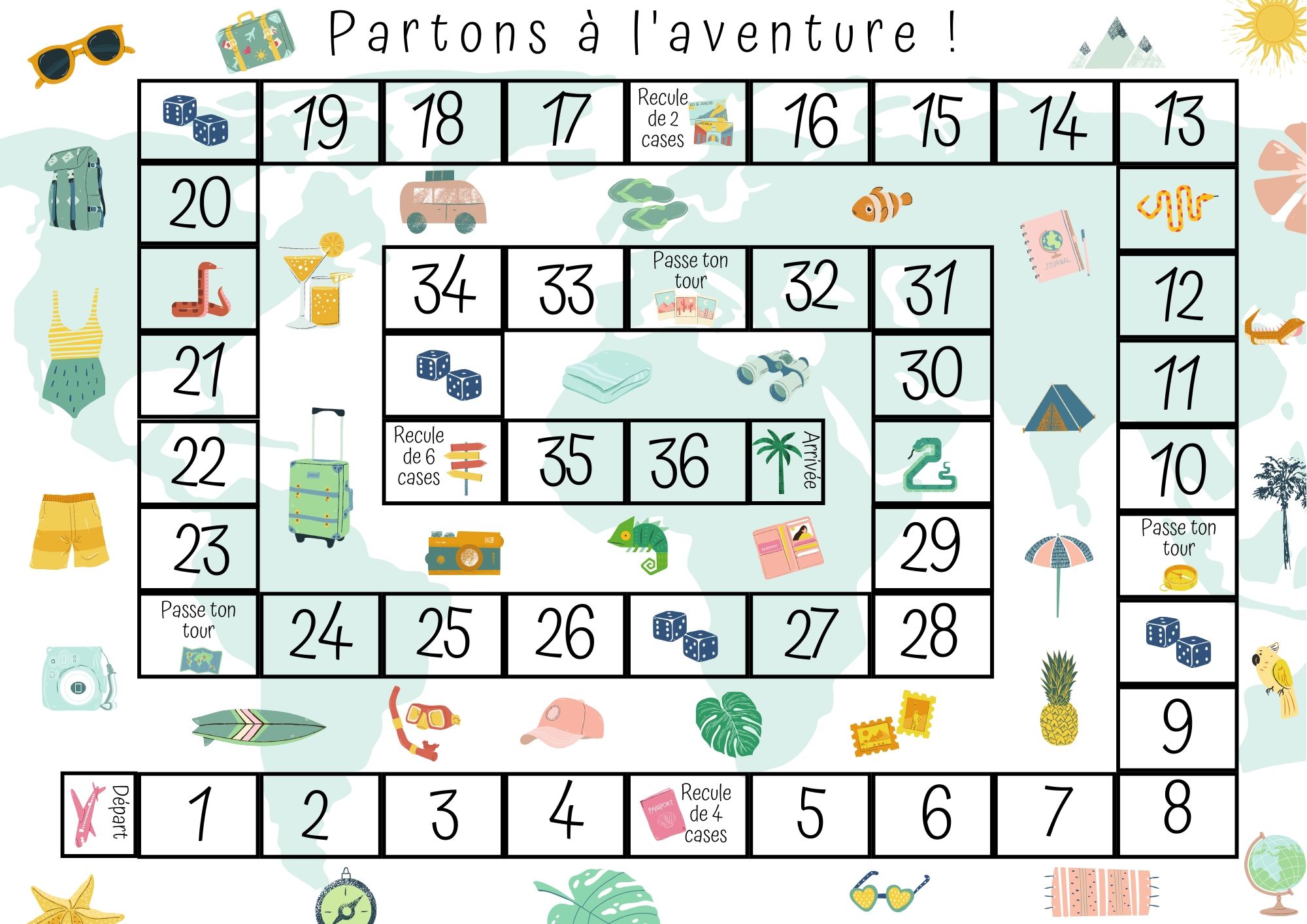 Plateau De Jeu Imprimer La Bande Baudelaire