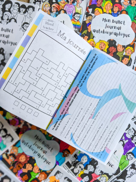 bullet journal autobiographique La bande a baudelaire